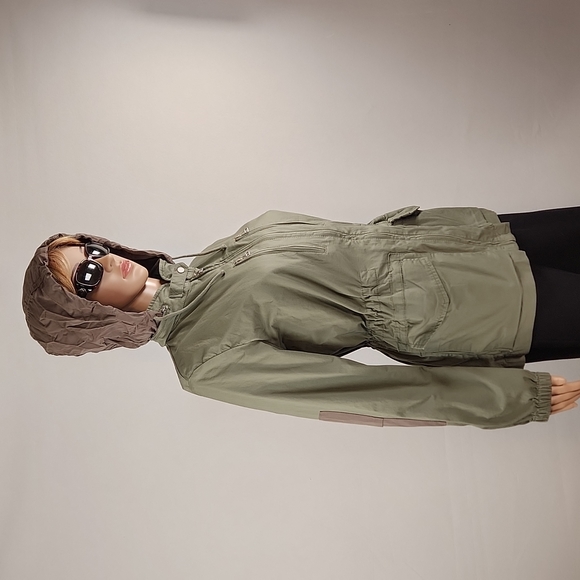 Gap Flight Jacket with hoodie Size M - Picture 15 of 17
